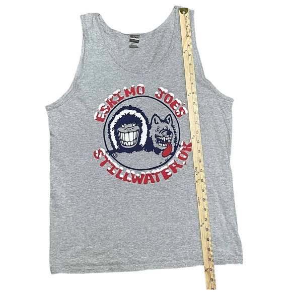 Eskimo Joe's "Eat at Joe's" Tank‎ Top Heathered Gray Men's Size Medium T-Shirt - Picture 6 of 6